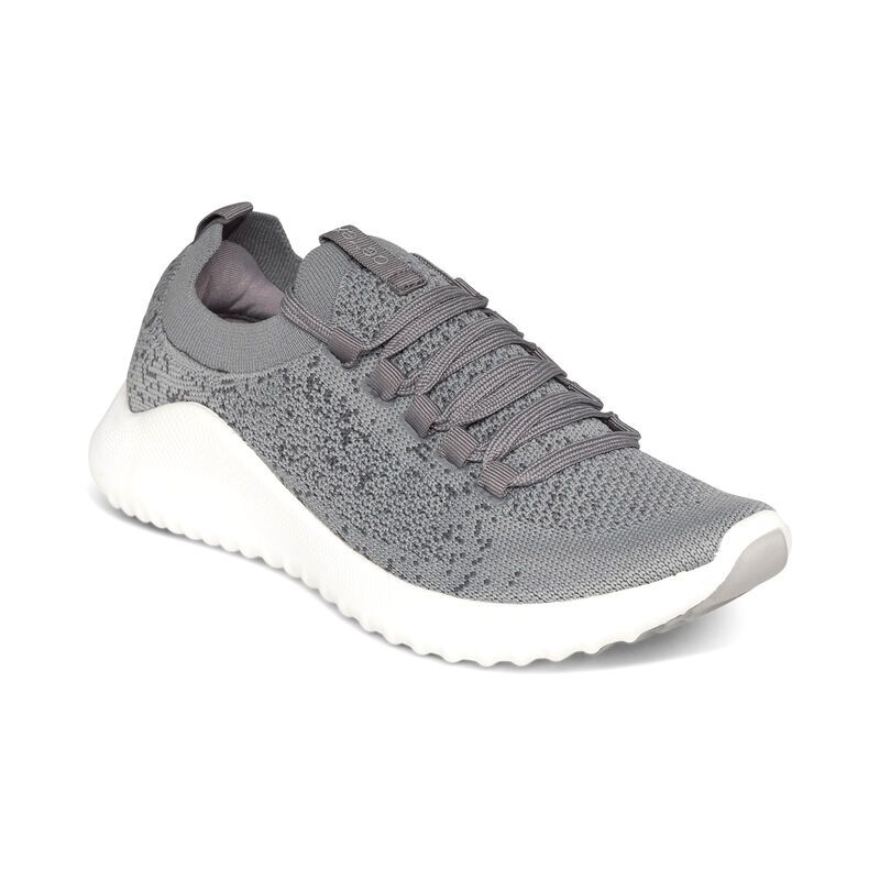 Aetrex | Women's Carly Arch Support Sneakers-Grey